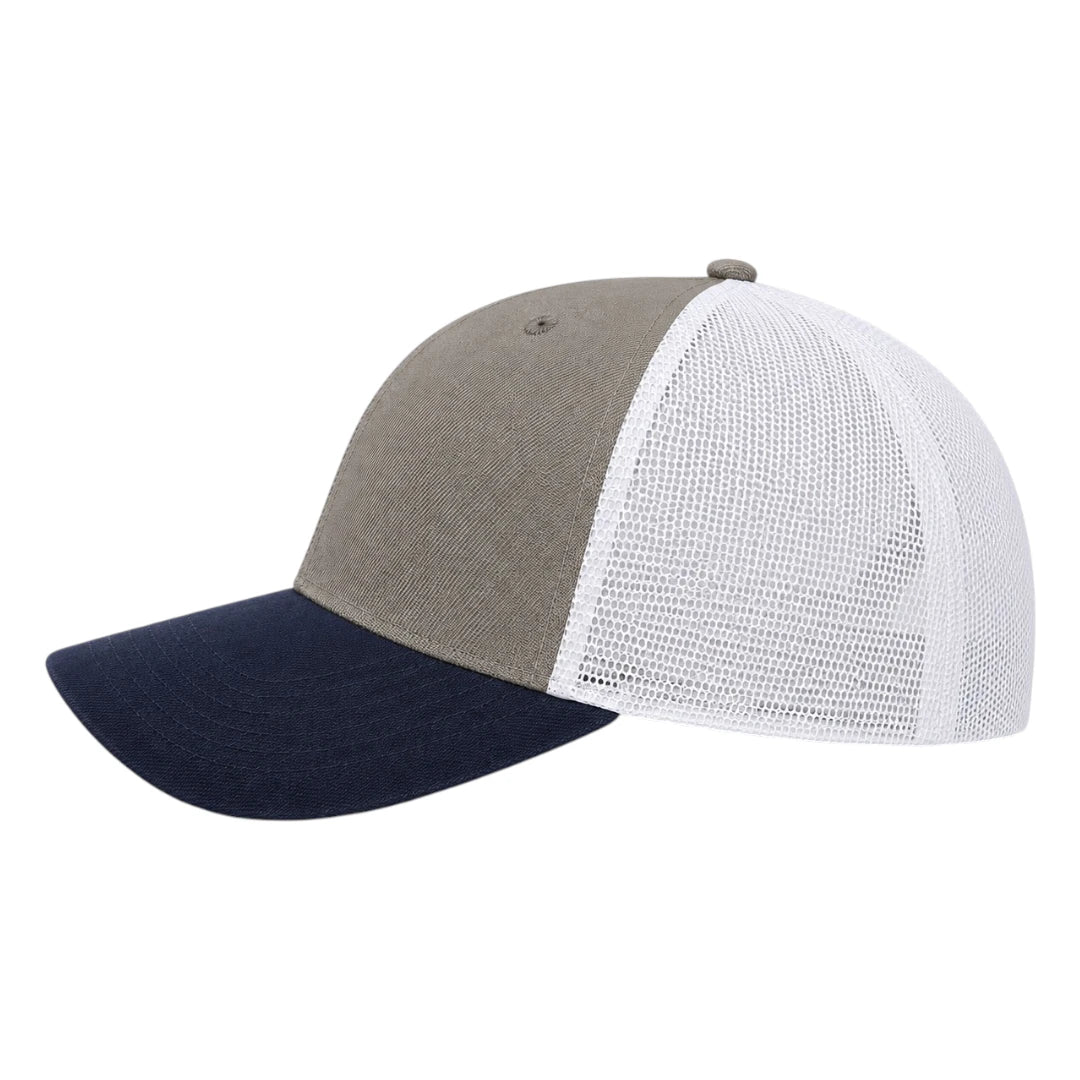 Capifi Classic Trucker Grey Adjustable Mesh Cap