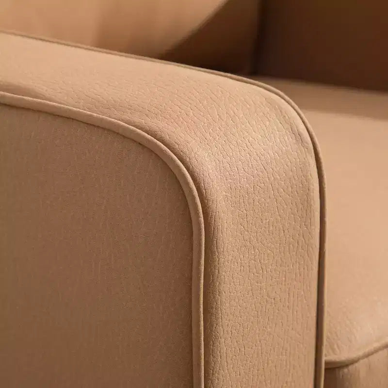 Fauteuil pivotant à 360° avec rangement dissimulé, fauteuil club une place avec oreiller pour salon, chambre, salle de lecture - ModernLuxe
