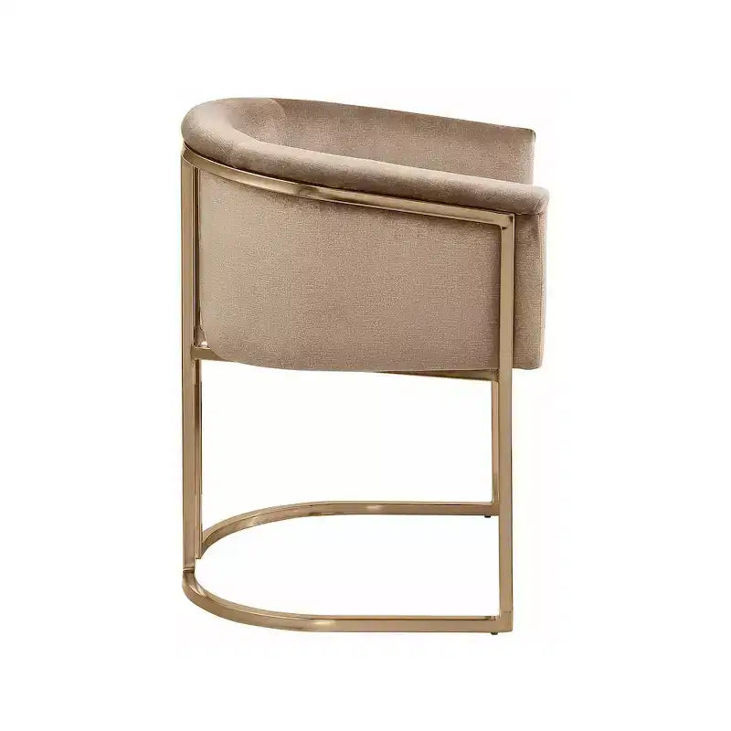 Meridian Furniture, Chaise de salle à manger Tierra en velours