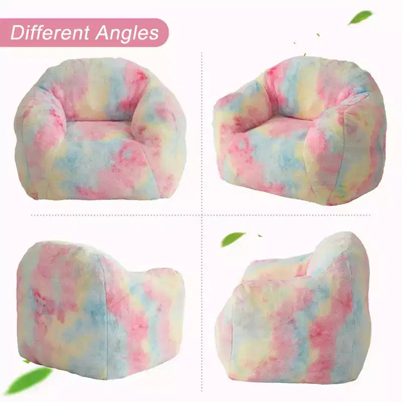 Fauteuil poire oversize en fausse fourrure rembourré de mousse, canapé douillet pour adultes et enfants, parfait pour les jeux vidéo, la lecture et les dortoirs