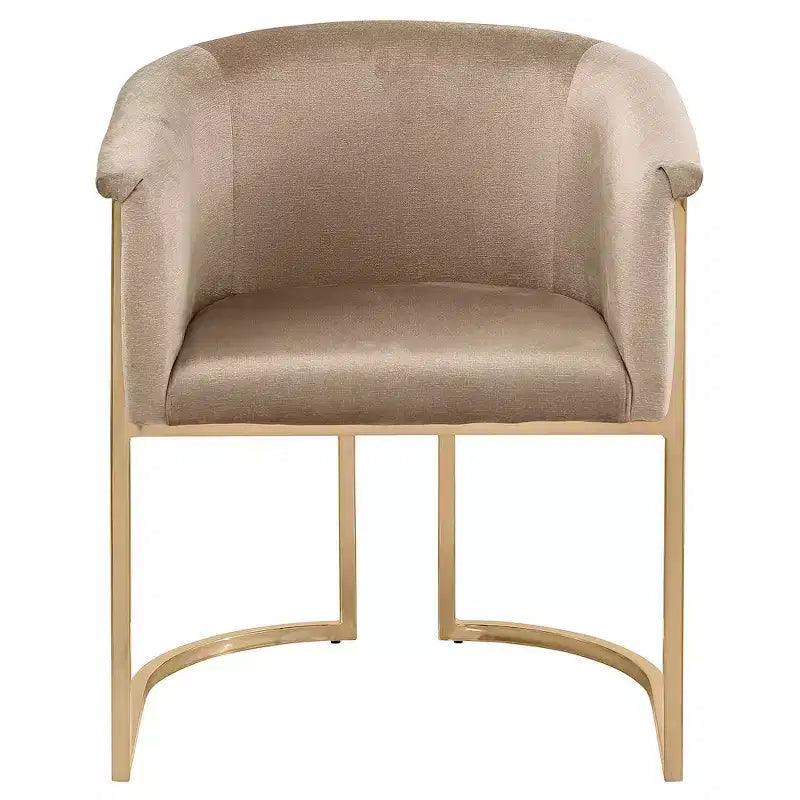 Meridian Furniture, Chaise de salle à manger Tierra en velours