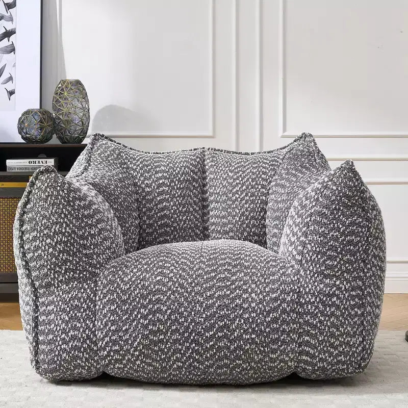 Fauteuils canapés avec mousse haute résilience pour salons et chambres, canapés paresseux carrés confortables, canapés pour adultes pour jouer, lire et regarder la télévision
