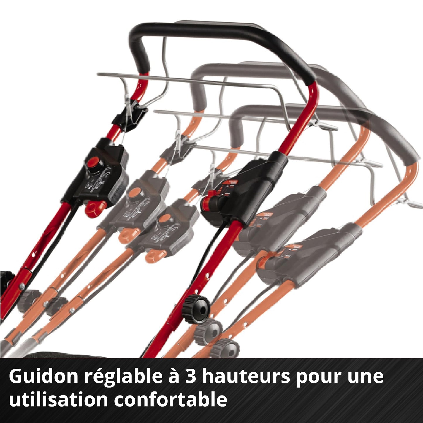 Einhell Professional Tondeuse à gazon sans fil GP-CM 36/47 S HW Li Power X-Change (36V, 47 cm largeur de coupe, autotractée, moteur sans charbon) Livr