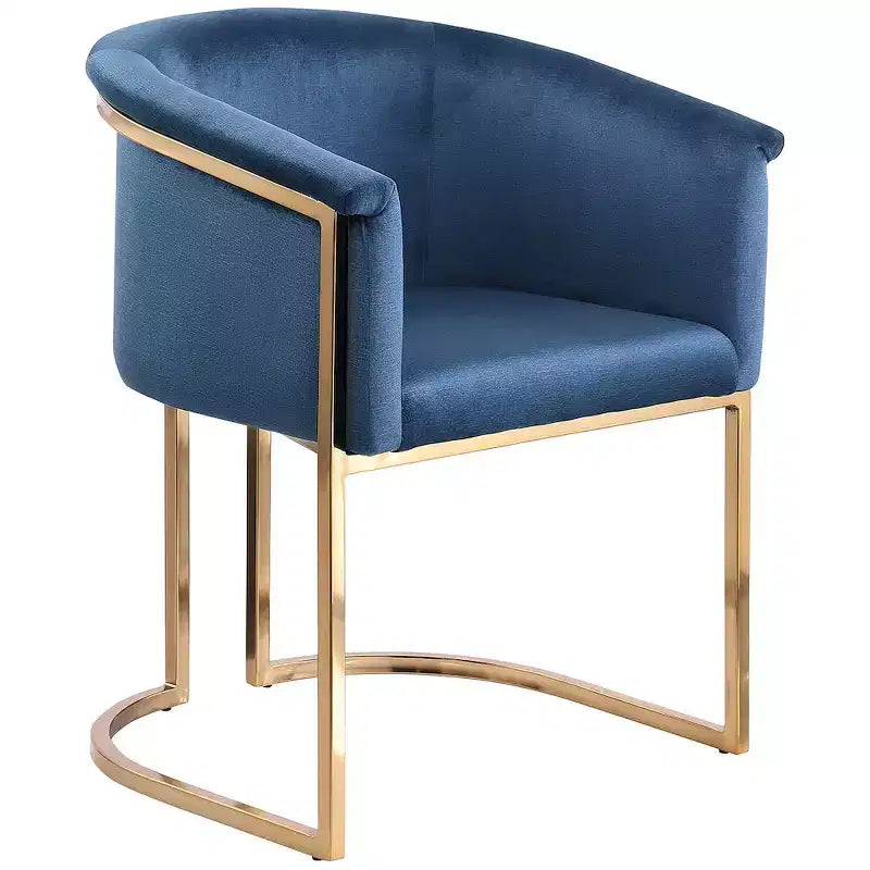 Meridian Furniture, Chaise de salle à manger Tierra en velours