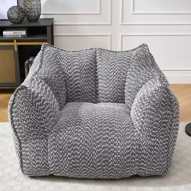 Fauteuils canapés avec mousse haute résilience pour salons et chambres, canapés paresseux carrés confortables, canapés pour adultes pour jouer, lire et regarder la télévision