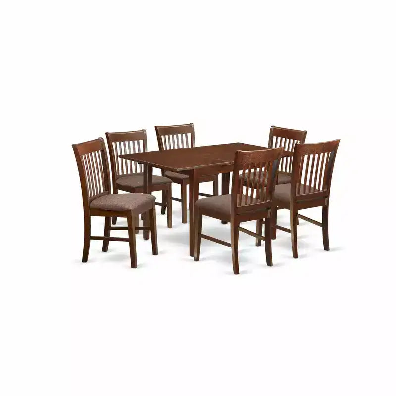 Ensemble de salle à manger HomeStock : table avec rallonge et chaises de salle à manger