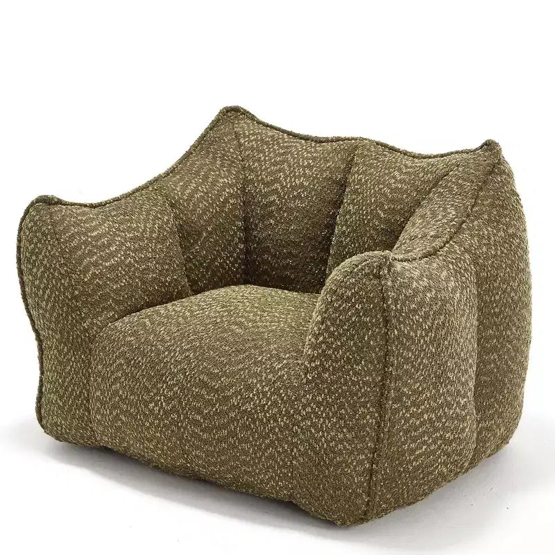Fauteuils canapés avec mousse haute résilience pour salons et chambres, canapés paresseux carrés confortables, canapés pour adultes pour jouer, lire et regarder la télévision