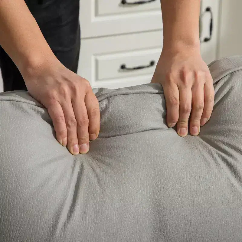Fauteuil pivotant à 360° avec rangement dissimulé, fauteuil club une place avec oreiller pour salon, chambre, salle de lecture - ModernLuxe