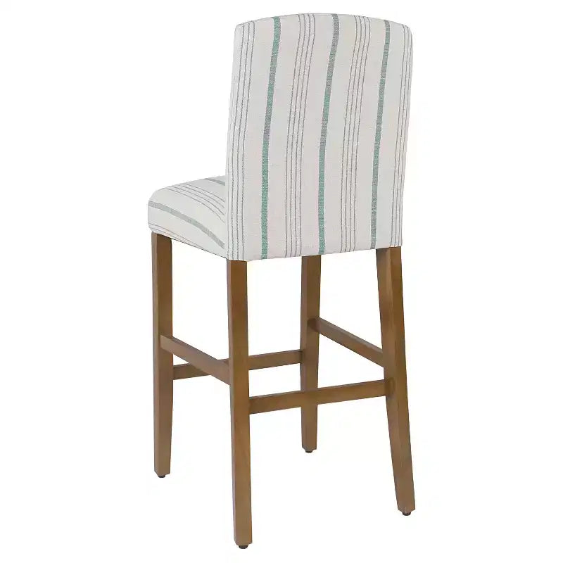 Tabouret de bar à dossier incurvé 29" - HomePop