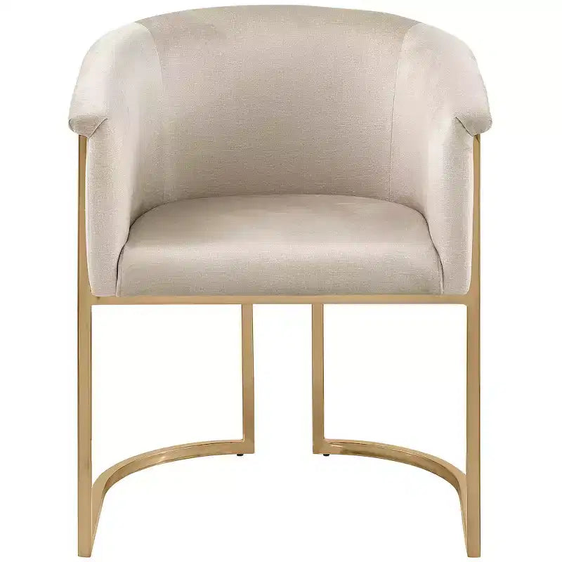 Meridian Furniture, Chaise de salle à manger Tierra en velours