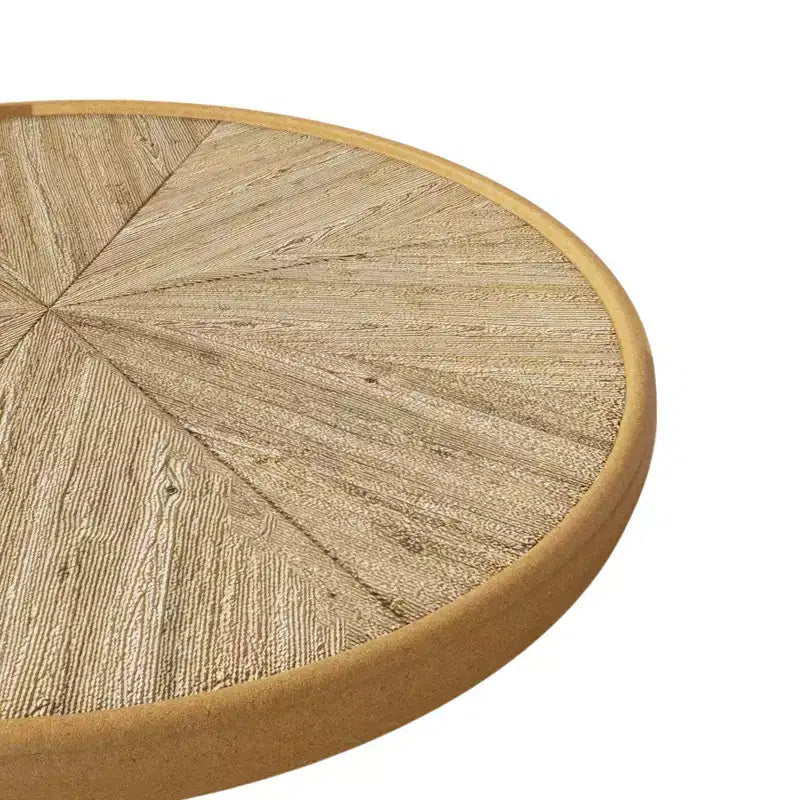 Table d'appoint en bois, Table d'appoint rétro, Table d'appoint de café décorative de style campagnard français, Petite table basse ronde moderne