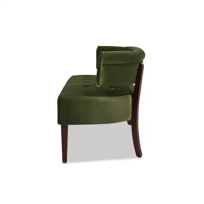 Banc causeuse capitonné avec accoudoirs Jared Jennifer Taylor Home