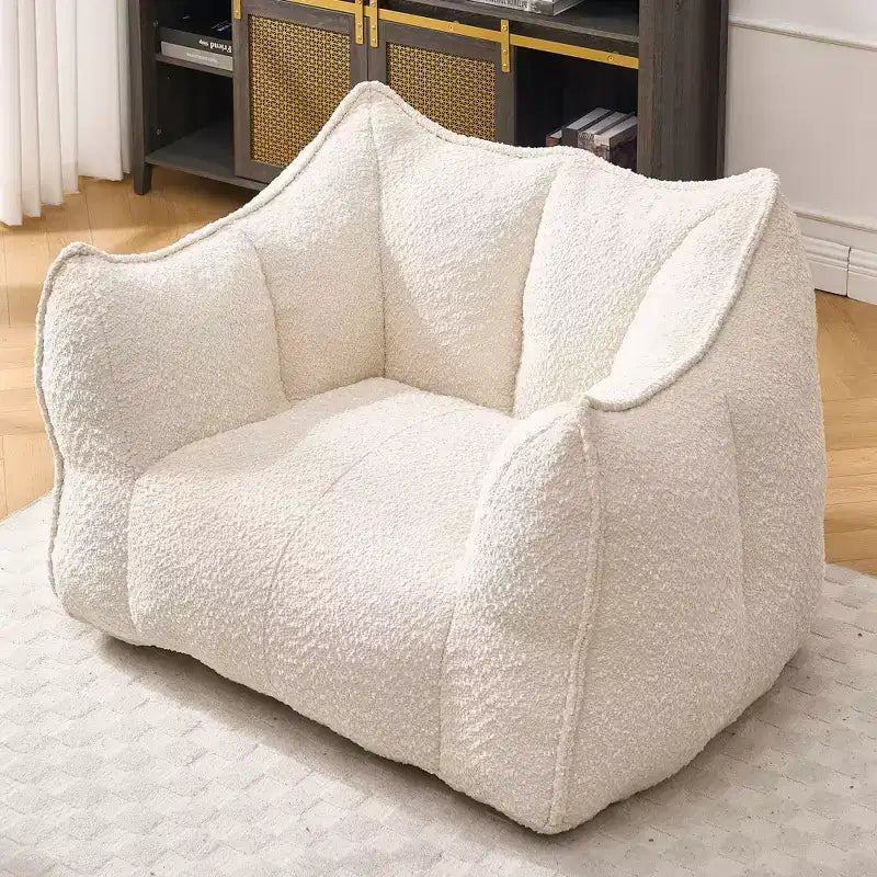 Fauteuils canapés avec mousse haute résilience pour salons et chambres, canapés paresseux carrés confortables, canapés pour adultes pour jouer, lire et regarder la télévision
