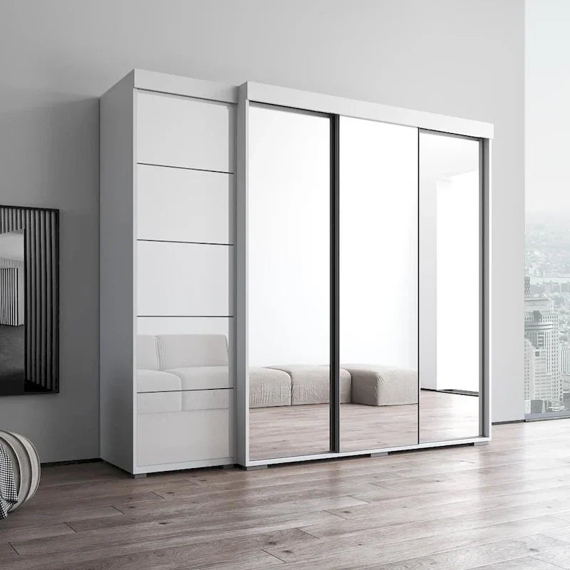 Armoire Aria 3D-EX avec 3 miroirs