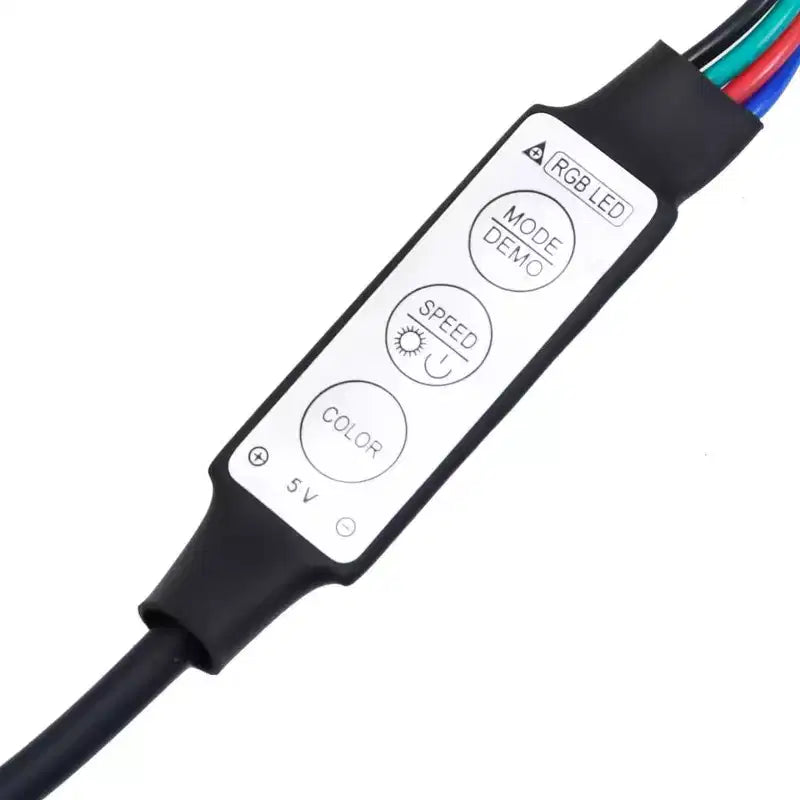 vidaXL Cadre de lit noir taille double avec tête de lit en mousse et bande lumineuse LED - Revêtement en similicuir contemporain - Meubles de chambre à coucher