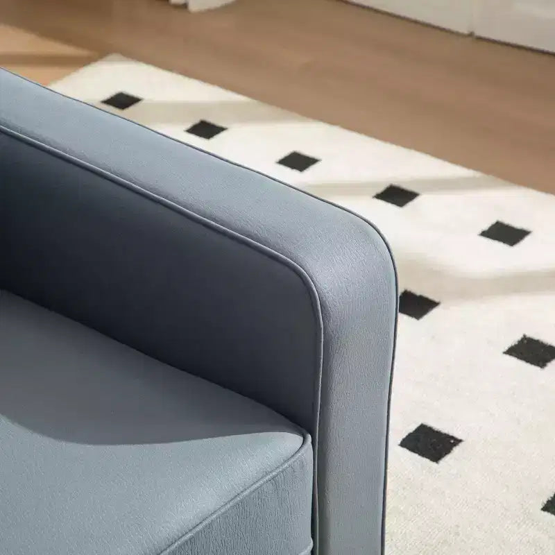 Fauteuil pivotant à 360° avec rangement dissimulé, fauteuil club une place avec oreiller pour salon, chambre, salle de lecture - ModernLuxe