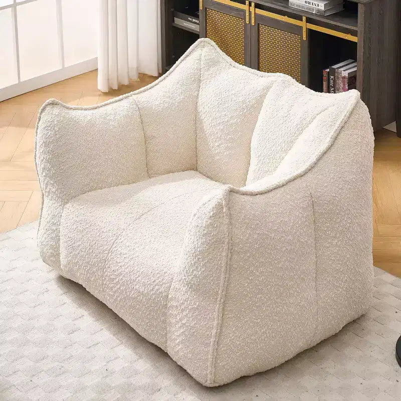 Fauteuils canapés avec mousse haute résilience pour salons et chambres, canapés paresseux carrés confortables, canapés pour adultes pour jouer, lire et regarder la télévision