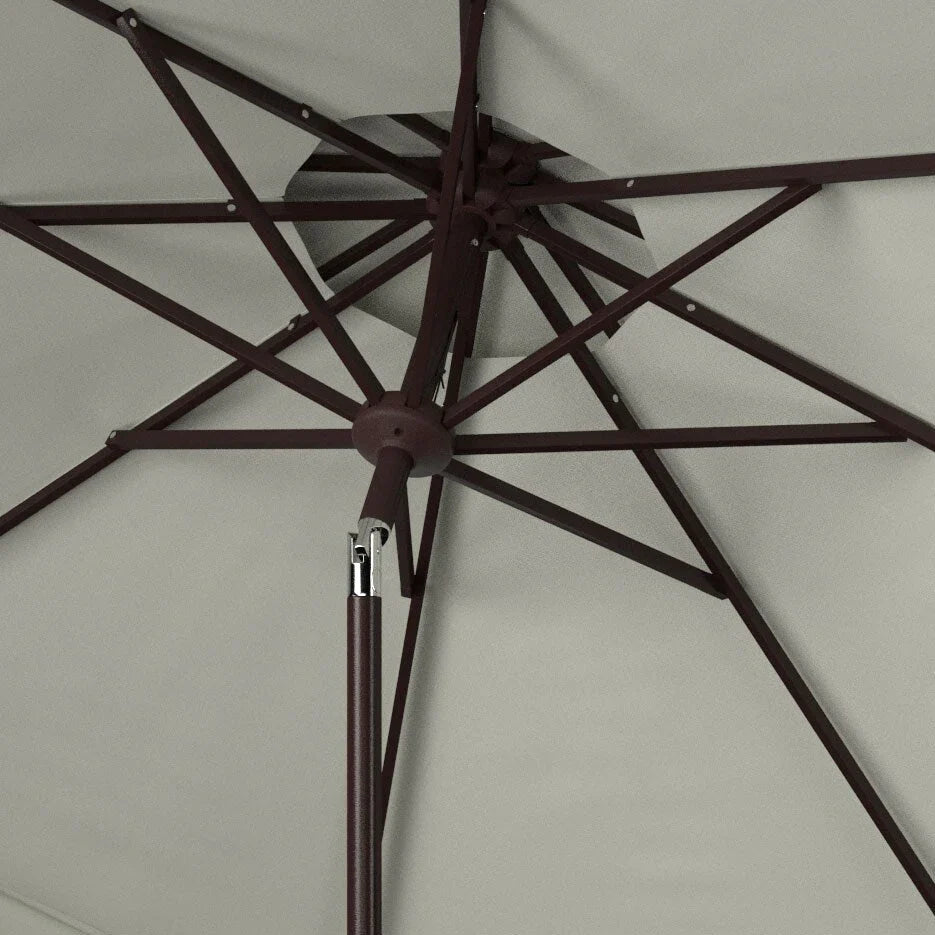 Parasol déporté double toit 274 cm avec cantonnière Kjerstin SAFAVIEH Outdoor