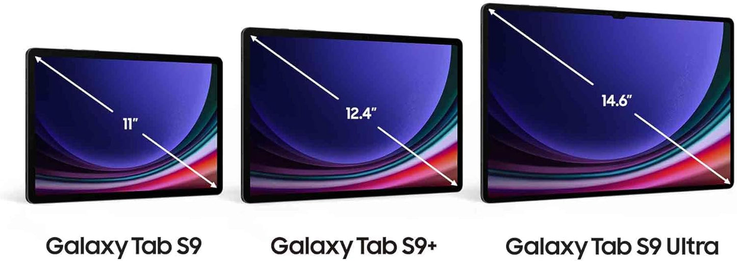 Samsung Galaxy Tab S9 Ultra Tablette avec Galaxy AI, Android, 14.6" 256Go de Stockage, Lecteur MicroSD, 5G, S Pen Inclus, Anthracite