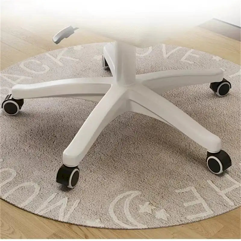Chaise de bureau ergonomique rembourrée avec coussin, pivotante à 360°