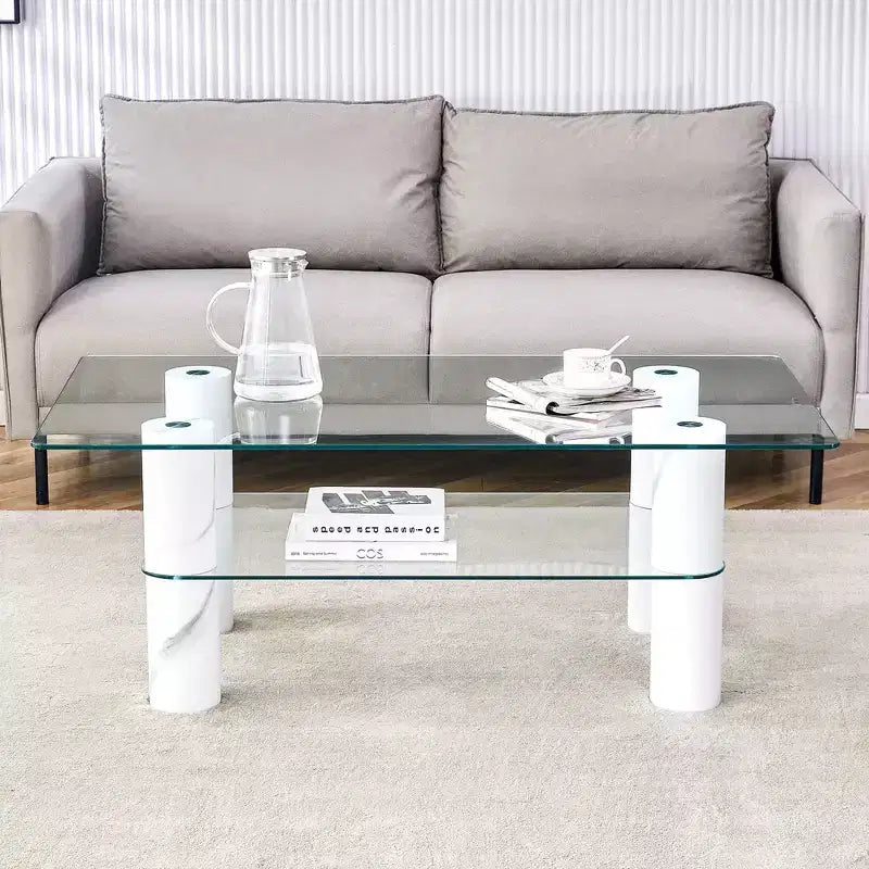 MAYEERTY 63 Table console rustique, table d'appoint en bois avec 6 compartiments ouverts pour entrée