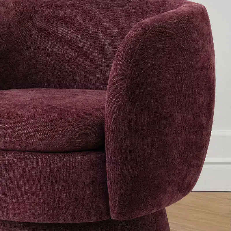 Lot de 2 fauteuils pivotants modernes avec revêtement en tissu, fauteuil lounge pivotant à 360° pour salon, chambre à coucher - Panipeachy