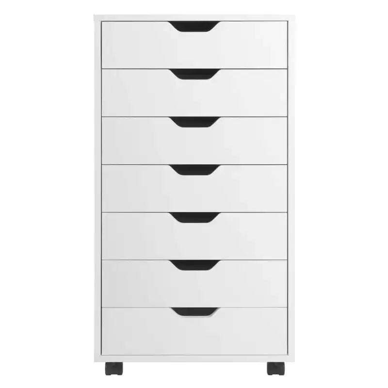 Commode Halifax à 7 tiroirs avec roulettes - Winsome