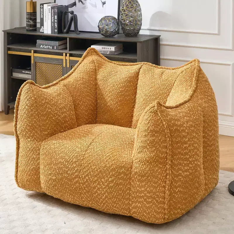 Fauteuils canapés avec mousse haute résilience pour salons et chambres, canapés paresseux carrés confortables, canapés pour adultes pour jouer, lire et regarder la télévision