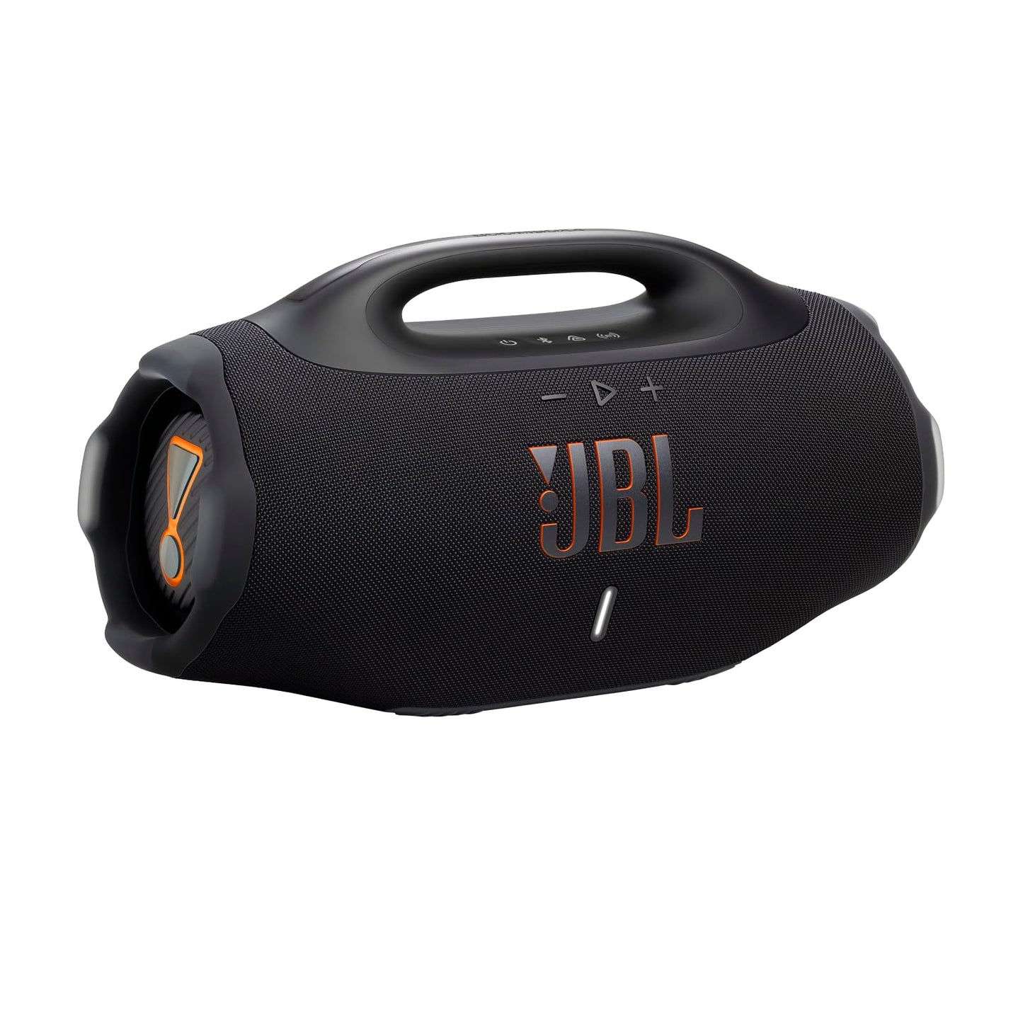 JBL Boombox 4, Enceinte Bluetooth Portable, Son JBL Pro, AI Sound Boost, étanchéité et résistance à la poussière IP68, jusqu'à 34 h d’autonomie, Conne