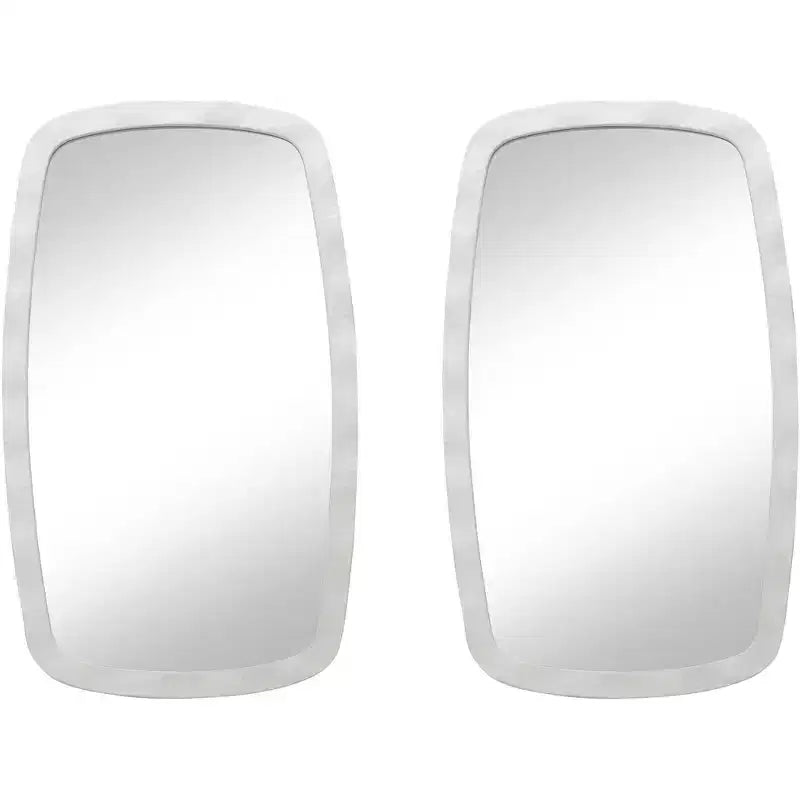 Miroirs muraux Uttermost Jermaine texturés blancs 22 1/4 x 38 - Lot de 2