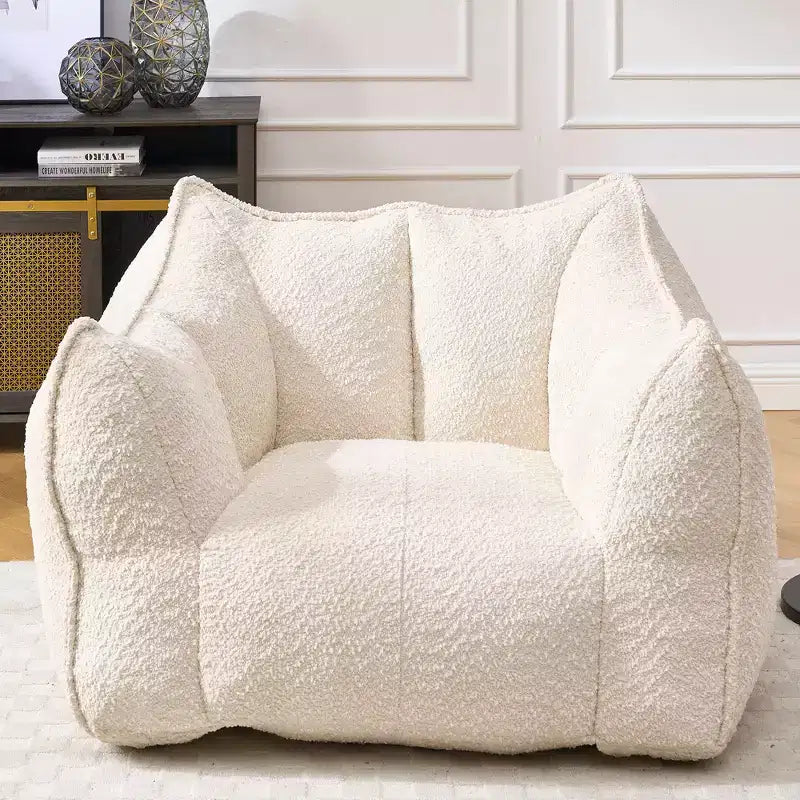 Fauteuils canapés avec mousse haute résilience pour salons et chambres, canapés paresseux carrés confortables, canapés pour adultes pour jouer, lire et regarder la télévision