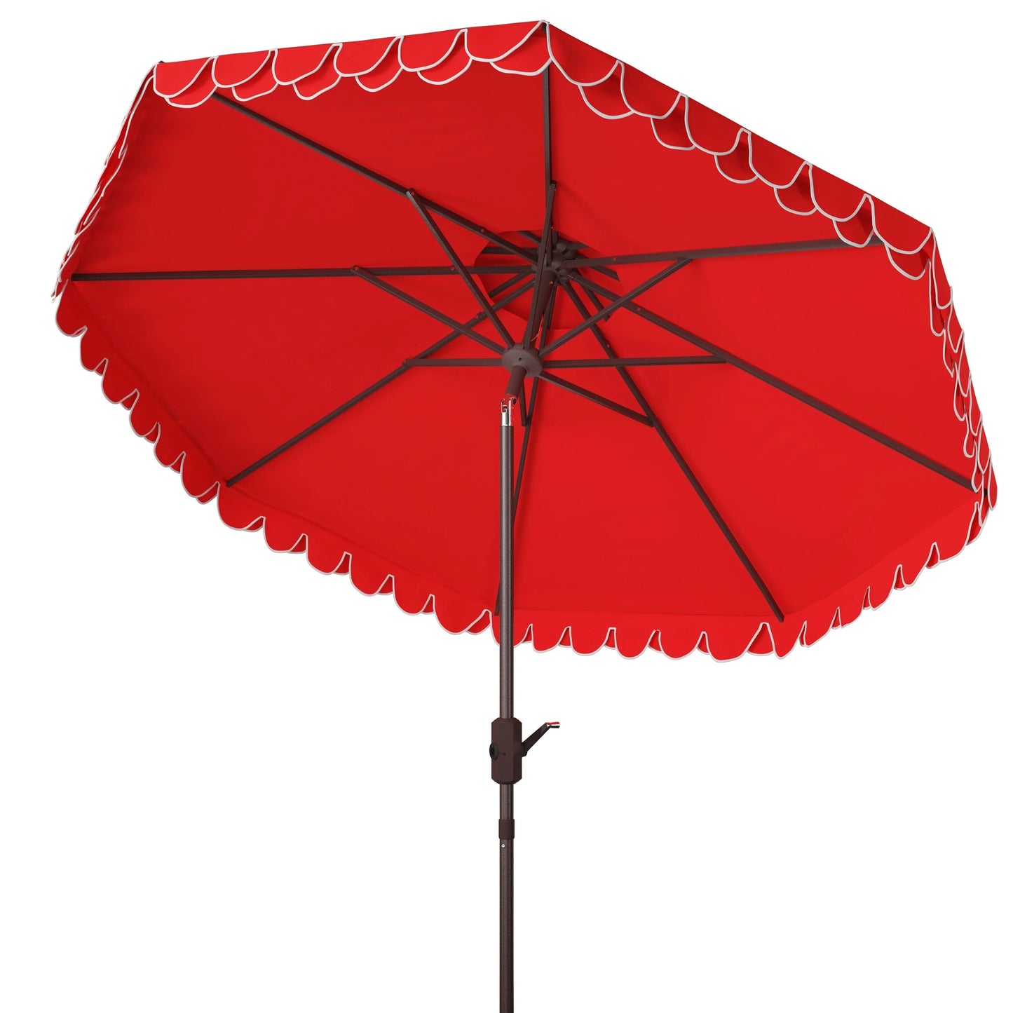 Parasol déporté double toit 274 cm avec cantonnière Kjerstin SAFAVIEH Outdoor