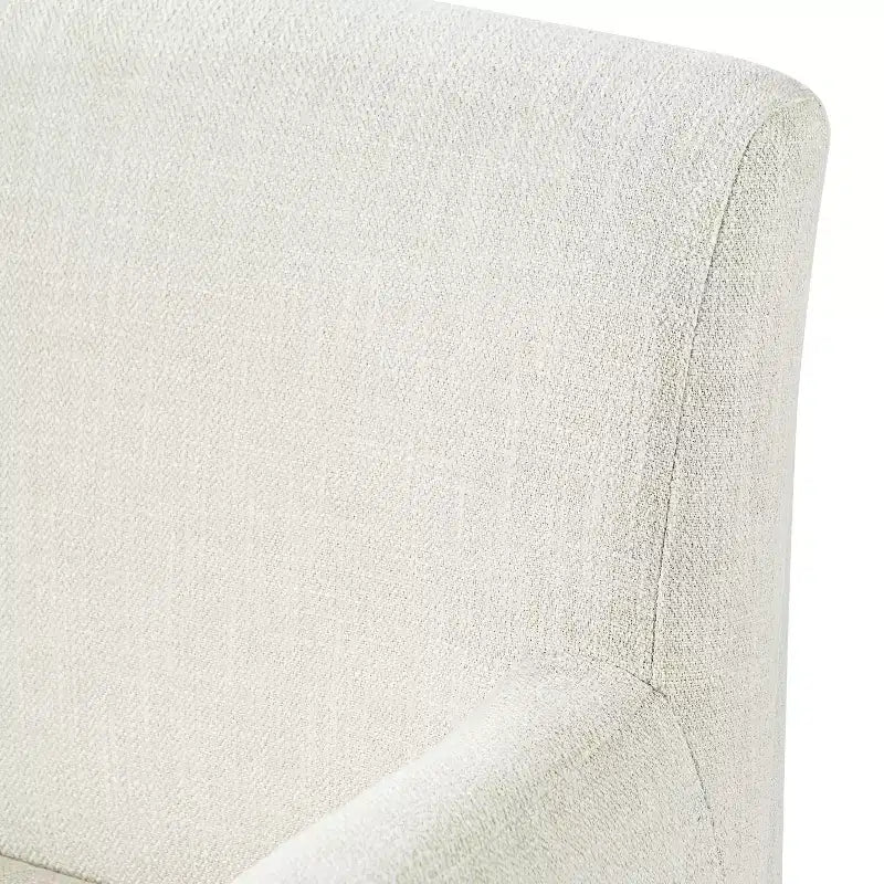 Christopher Knight Home Laure, chaises de salle à manger modernes en bois d'hévéa et tissu avec accoudoirs (lot de 2)