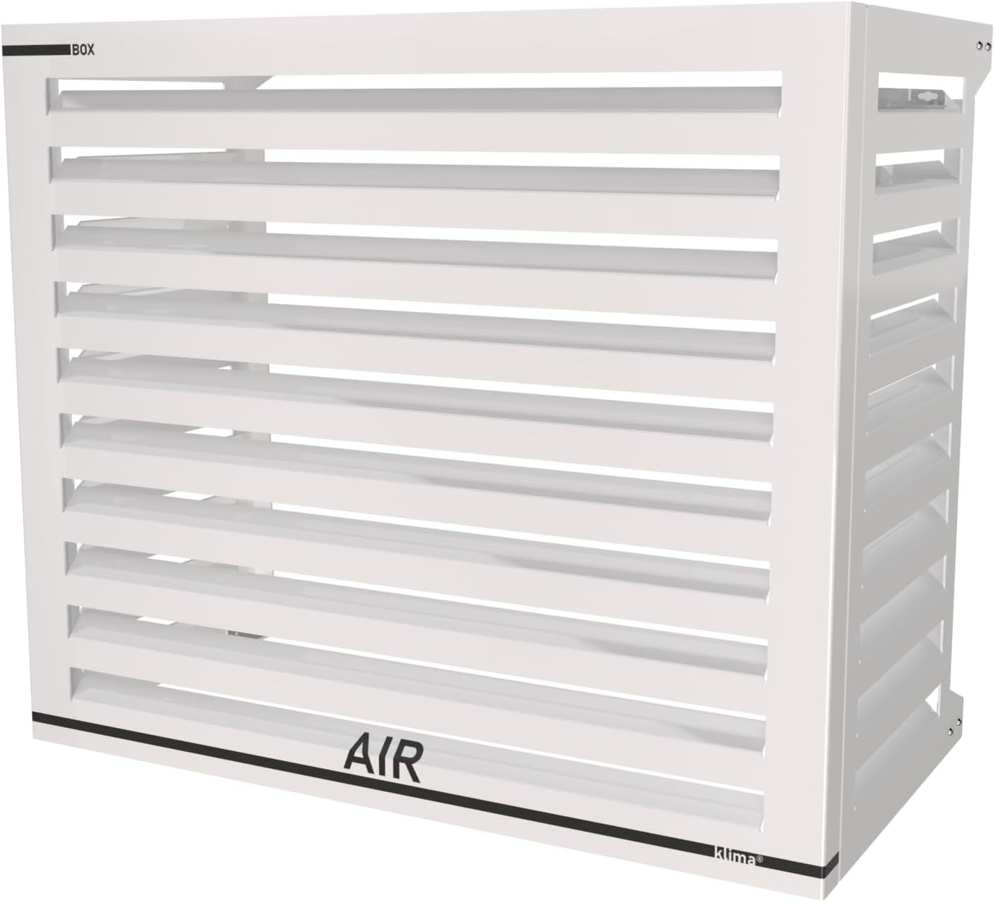 Box Air Klima Abdeckung - Schallschutzhaube Wärmepumpe Schutzgitter - Verkleidung Klimaanlage Außengerät - Für Klimaanlagen und Wärmepumpen - Robuste Schutzabdeckung
