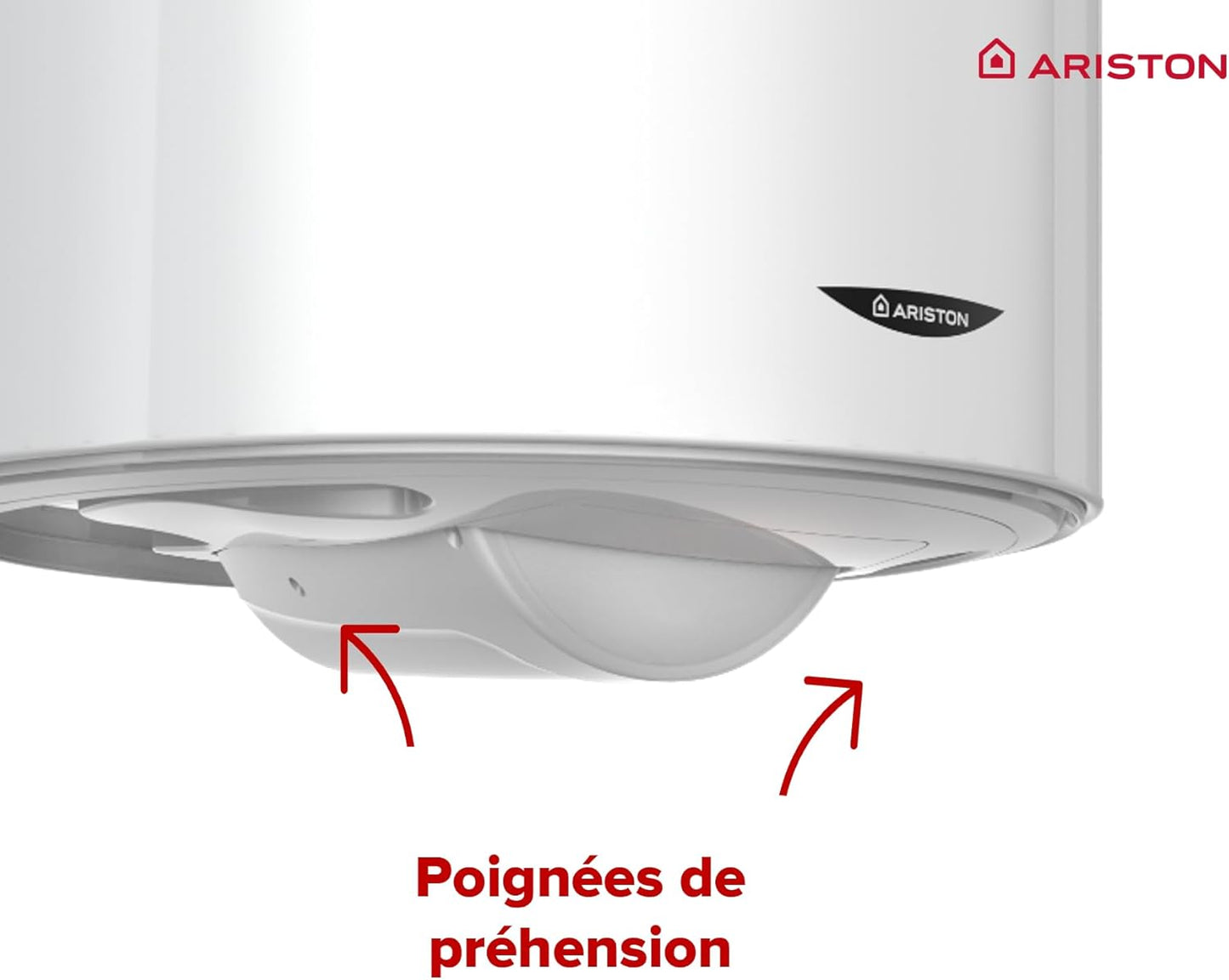 Ariston INITIO 200 L - Chauffe-eau Électrique Vertical Mural 200L - Ø560mm - Résistance Blindée Thermoplongée - NF Performance 2** - Conçu pour être installé en France