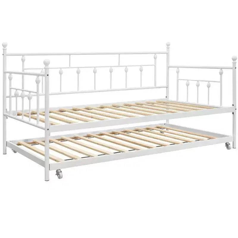 Lit de repos double Richland Home Design avec lit gigogne
